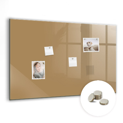 Magnetwand Dunkelbeige Farbe