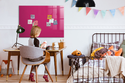 Magnettafel Kräftige rosa Farbe