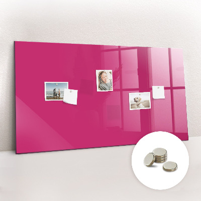 Magnettafel Kräftige rosa Farbe