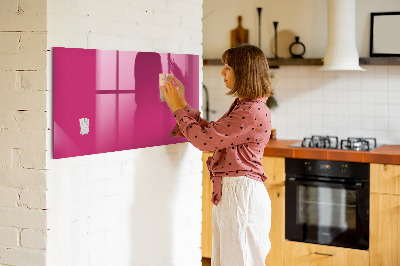 Magnettafel Kräftige rosa Farbe