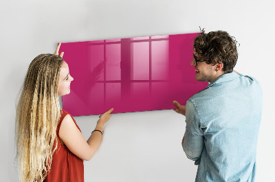 Magnettafel Kräftige rosa Farbe