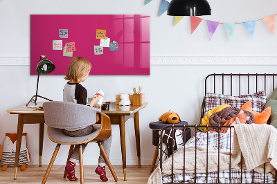 Magnettafel Kräftige rosa Farbe