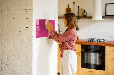 Magnettafel Kräftige rosa Farbe