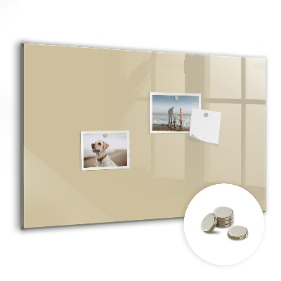 Magnetwand Beige Farbe