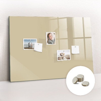 Magnetwand Beige Farbe