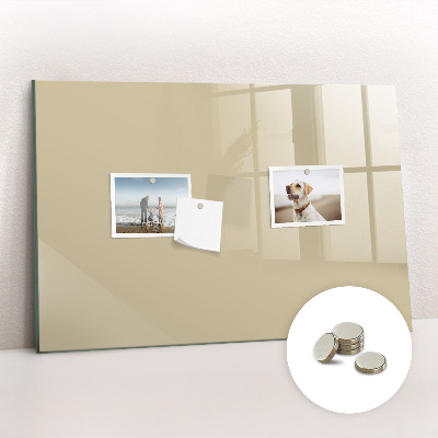 Magnetwand Beige Farbe