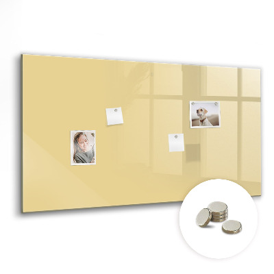 Magnettafel Creme farben