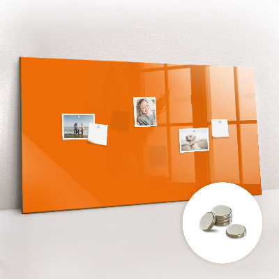 Magnetwand orange Farbe