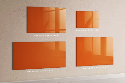 Magnetwand orange Farbe