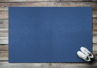 Fußmatte bedrucken Staubig blau