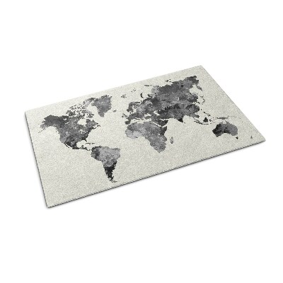 Fußmatte bedrucken Weltkarte