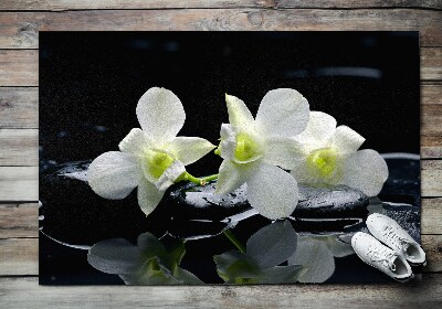 Fussmatte innen Orchideen