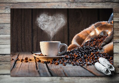 Fussmatte innen Kaffee Herz