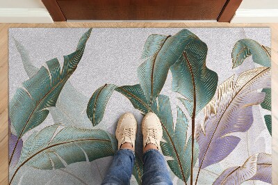 Fußmatte haustür Blätter
