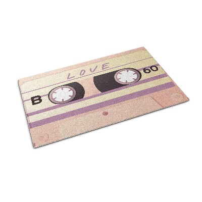 Türvorleger Retro Love Cassette