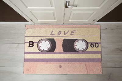 Türvorleger Retro Love Cassette