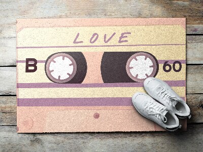 Türvorleger Retro Love Cassette