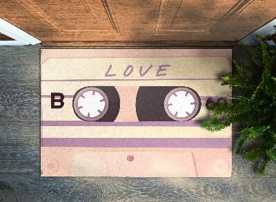 Türvorleger Retro Love Cassette