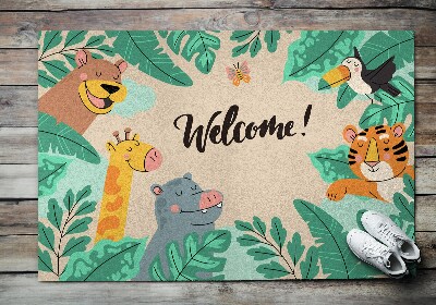 Fußmatte Welcome Safari