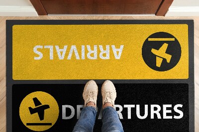 Fußmatte Arrivals Departures