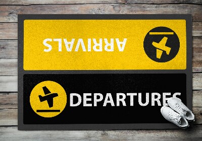 Fußmatte Arrivals Departures