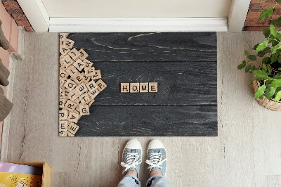 Fußmatte Home Buchstaben