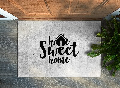Fußmatte Home sweet home Konkreter Hintergrund