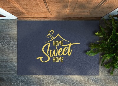 Fussmatte innen Home sweet home Zeichnung