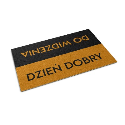 Fussmatte innen Dzień dobry Do widzenia