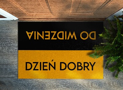 Fussmatte innen Dzień dobry Do widzenia