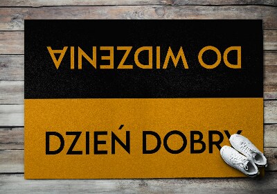 Fussmatte innen Dzień dobry Do widzenia