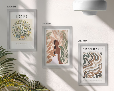 Bilderwand Boho-Ästhetik, minimalistische Pastellposter