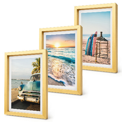 Fotowand Miami-Urlaub: Sonnenuntergang über dem Meer