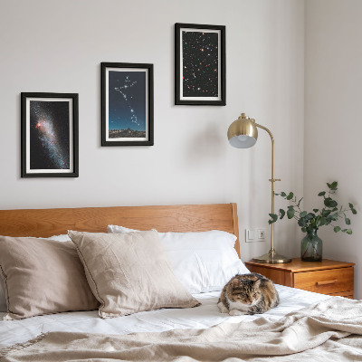 Bilderwand Weltraumlandschaften mit dem Sternbild Fische und Galaxien