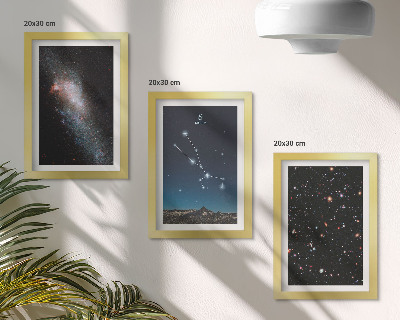 Bilderwand Kosmische Sternenlandschaften und das Sternbild Stier