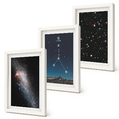 Fotowand Weltraum mit Galaxie und Krebssternbild