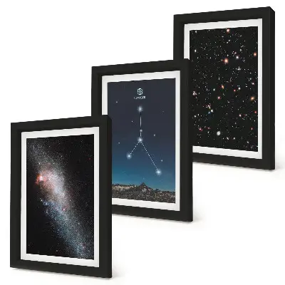 Fotowand Weltraum mit Galaxie und Krebssternbild