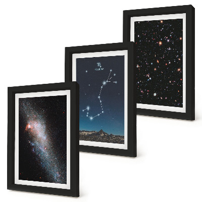 Bilderwand Kosmische Landschaften von Galaxien und dem Sternbild Skorpion