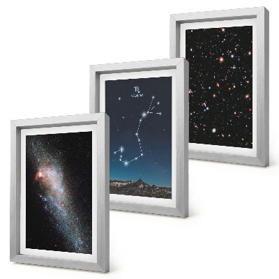 Bilderwand Kosmische Landschaften von Galaxien und dem Sternbild Skorpion