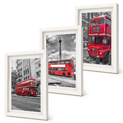 Fotowand Rote Busse im Londoner Stadtbild