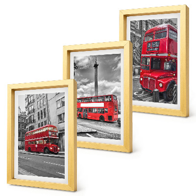 Fotowand Rote Busse im Londoner Stadtbild