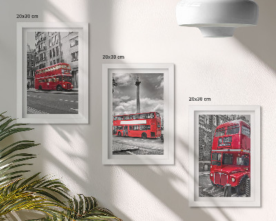 Fotowand Rote Busse im Londoner Stadtbild