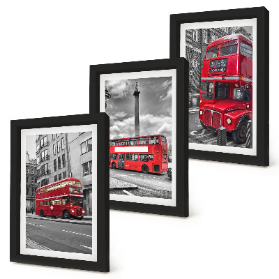 Fotowand Rote Busse im Londoner Stadtbild
