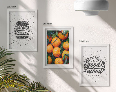 Fotowand Küchenmotive und saftige Orangen