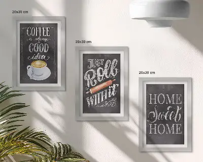Bilderwand mit dem Motiv Kaffee, heimische Wärme und Gemütlichkeit