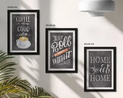 Bilderwand mit dem Motiv Kaffee, heimische Wärme und Gemütlichkeit