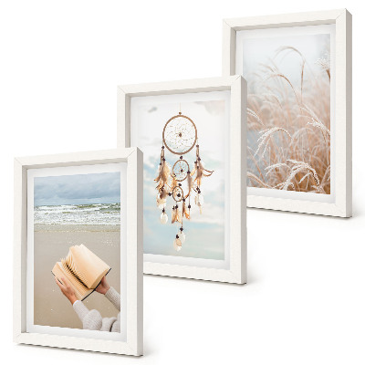 Bilderwand Friedliche Landschaften, zarte Sommeransichten, Boho-Stil