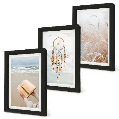 Bilderwand Friedliche Landschaften, zarte Sommeransichten, Boho-Stil