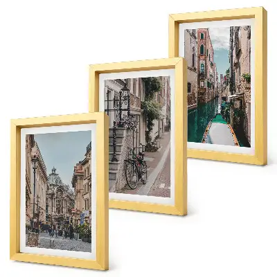 Fototapete venezianische Stadtgassen mit Architektur und Wasser