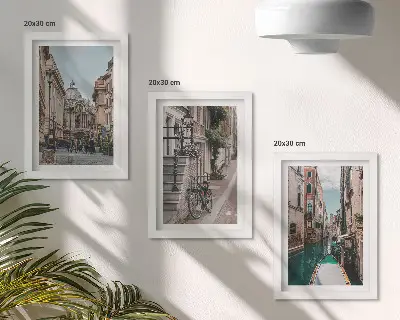 Fototapete venezianische Stadtgassen mit Architektur und Wasser